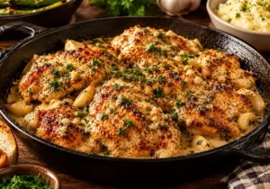 Garlic Chicken Table