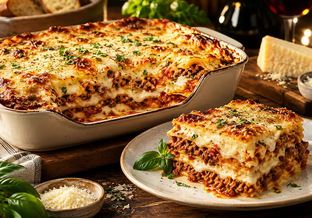 Set the Table Signature Lasagna with Béchamel